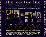 carátula trasera de divx de The Vector File - El Expediente Vector