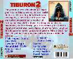 carátula trasera de divx de Tiburon 2