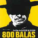 carátula frontal de divx de 800 Balas