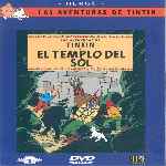 cartula frontal de divx de Las Aventuras De Tintin - El Templo Del Sol
