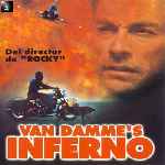 carátula frontal de divx de Van Dammes Inferno