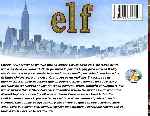 carátula trasera de divx de Elf