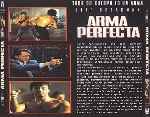 carátula trasera de divx de Arma Perfecta - 1991