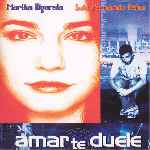 carátula frontal de divx de Amar Te Duele