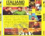 carátula trasera de divx de Italiano Para Principiantes
