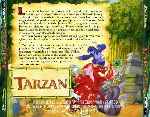 carátula trasera de divx de Tarzan - Clasicos Disney - V2