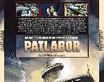 carátula trasera de divx de Patlabor - La Pelicula