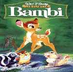 carátula frontal de divx de Bambi