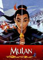 carátula frontal de divx de Mulan - Clasicos Disney - V2