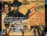 carátula trasera de divx de El Signo Del Zorro