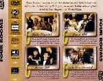 carátula trasera de divx de Four Rooms
