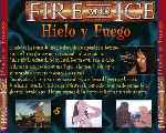 carátula trasera de divx de Fire And Ice