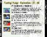 cartula trasera de divx de Fushigi Yugi - Episodios 37-40
