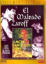 carátula frontal de divx de El Malvado Zaroff