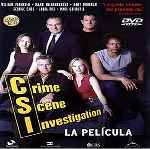 carátula frontal de divx de Csi La Pelicula
