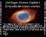 carátula trasera de divx de Cosmos - Carl Sagan - Cap. 01