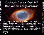 carátula trasera de divx de Cosmos - Carl Sagan - Cap. 02