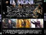carátula trasera de divx de El Monje - 2003