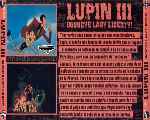 cartula trasera de divx de Lupin Iii - Goodbye Lady Liberty