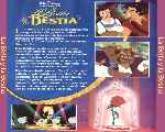 cartula trasera de divx de La Bella Y La Bestia - Clasicos Disney - V2