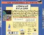 carátula trasera de divx de Las Aventuras De Tintin - Aterrizaje En La Luna
