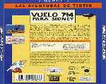 carátula trasera de divx de Las Aventuras De Tintin - Vuelo 714 Para Sidney