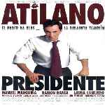 carátula frontal de divx de Atilano Presidente