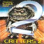 carátula frontal de divx de Critters 2