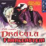 carátula frontal de divx de Dracula Contra Frankenstein