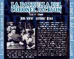 carátula trasera de divx de La Patrulla Del Coronel Jackson - Back To Bataan -