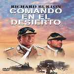 carátula frontal de divx de Comando En El Desierto