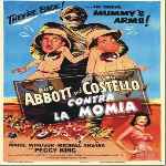 carátula frontal de divx de Abbott Y Costello Contra La Momia