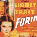 carátula frontal de divx de Furia - 1936
