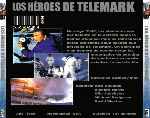 carátula trasera de divx de Los Heroes De Telemark