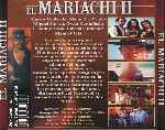 carátula trasera de divx de El Mariachi Ii