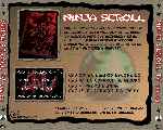 carátula trasera de divx de Ninja Scroll - Volumen 03