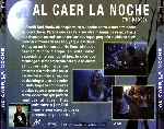 carátula trasera de divx de Al Caer La Noche - 2002