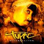 carátula frontal de divx de Tupac - Resurrection