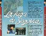 carátula trasera de divx de La Fuga De Segovia