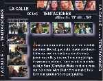 carátula trasera de divx de La Calle De Las Tentaciones