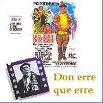 carátula frontal de divx de Don Erre Que Erre