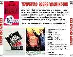 carátula trasera de divx de Tempestad Sobre Washington