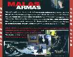carátula trasera de divx de Malas Armas