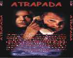 carátula trasera de divx de Atrapada - 1998