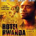 carátula frontal de divx de Hotel Rwanda