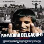 carátula frontal de divx de Memoria Del Saqueo