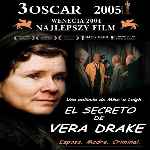 carátula frontal de divx de El Secreto De Vera Drake - V2