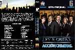 carátula dvd de Ley Y Orden - Accion Criminal - Temporada 06 - Custom