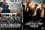 carátula dvd de Que Paso Ayer - Parte Iii - Custom - V2