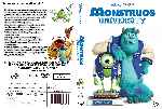 carátula dvd de Monstruos University - Custom - V2
